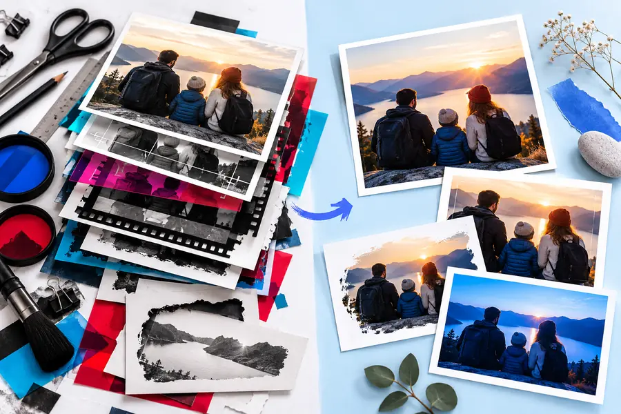 Edited image showing a cleaner final presentation