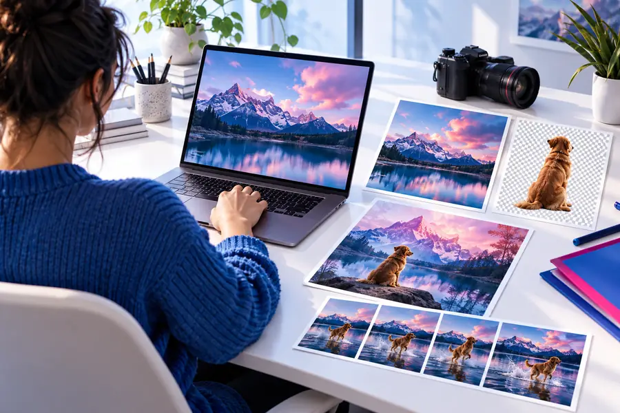 Image editing result after a browser-based adjustment